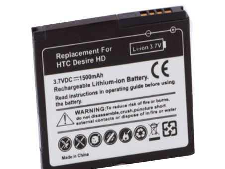 Erstatte Mobiltelefon batteri HTC  til Desire HD 