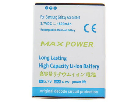 Erstatte Mobiltelefon batteri SAMSUNG  til Galaxy ACE S5830 
