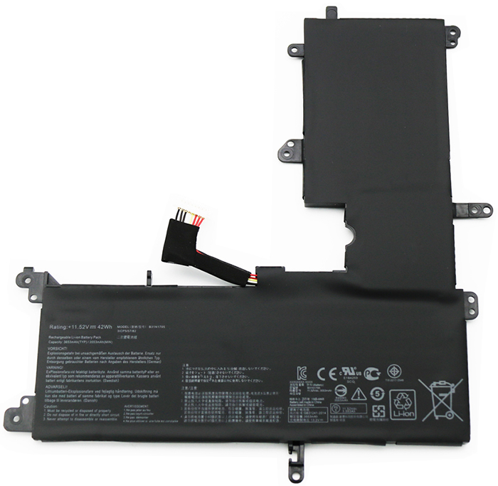 Erstatte Bærbar Batteri Asus  til VivoBook-Flip-TP410UAR 