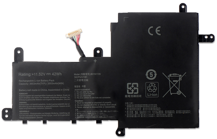 Erstatte Bærbar Batteri ASUS  til VivoBook-S15-X530FN-1A 