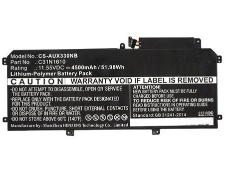 Erstatte Bærbar Batteri Asus  til ZenBook-UX330CA-FC020T 