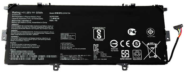 Erstatte Bærbar Batteri ASUS  til ZenBook-13-UX331FAL 