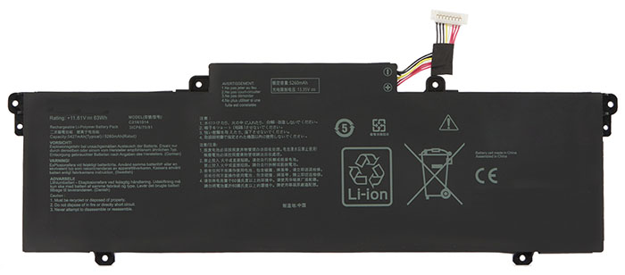 Erstatte Bærbar Batteri asus  til ZenBook-14-Ultralight-UX435EAL-KC096T 