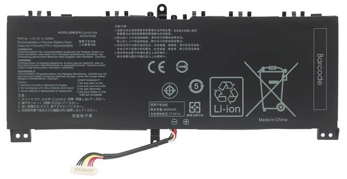 Erstatte Bærbar Batteri ASUS  til ROG-STRIX-GL503VS-EI092T 