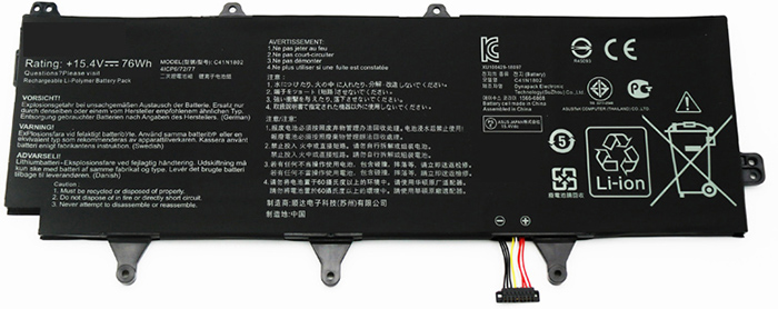 Erstatte Bærbar Batteri ASUS  til ROG-ZEPHYRUS-S-GX735GVR-Series 