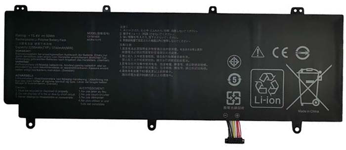 Erstatte Bærbar Batteri asus  til ROG-Zephyrus-S-GX531GS-Series 