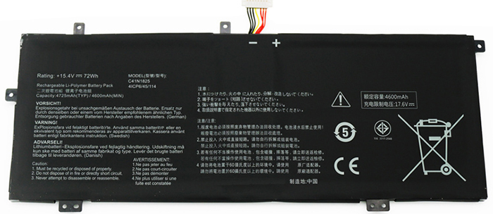 Erstatte Bærbar Batteri ASUS  til ADOL-14EQ 