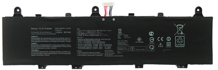 Erstatte Bærbar Batteri ASUS  til ROG-Zephyrus-Duo-15-GX550LWS 