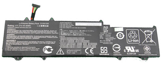 Erstatte Bærbar Batteri asus  til Zenbook-UX32LN 