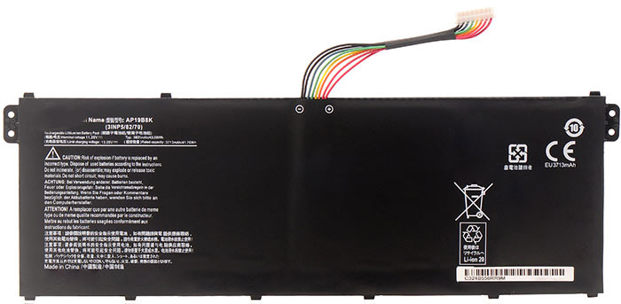 Erstatte Bærbar Batteri ACER  til TravelMate-P2-TMP214 