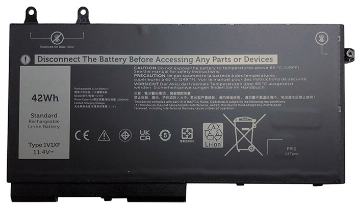 Erstatte Bærbar Batteri DELL  til X77XY 