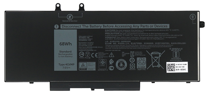 Erstatte Bærbar Batteri Dell  til Latitude-5510-E5510-Series 