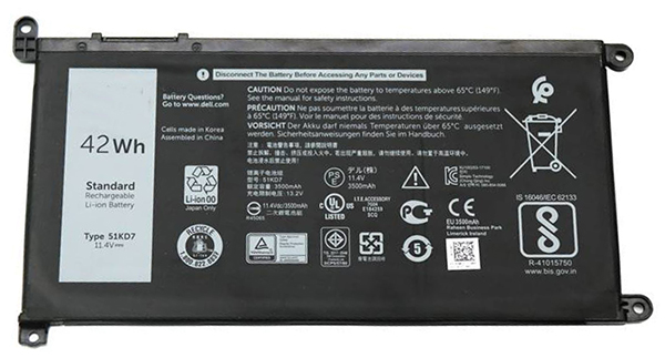 Erstatte Bærbar Batteri dell  til Chromebook-11-3189 