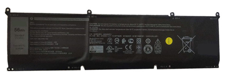 Erstatte Bærbar Batteri Dell  til XPS-15-9500-2020-Series 