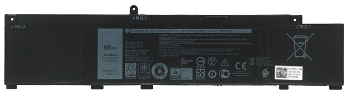 Erstatte Bærbar Batteri Dell  til MV07R 