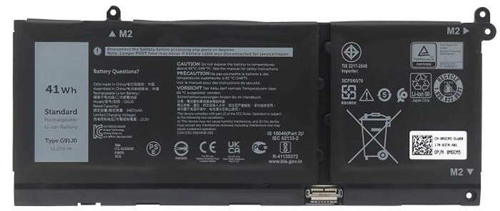Erstatte Bærbar Batteri Dell  til Latitude-3420 