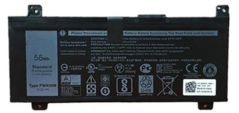 Erstatte Bærbar Batteri Dell  til Inspiron-14-7467 