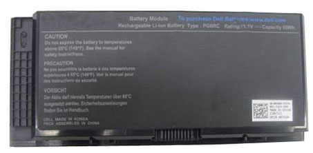 Erstatte Bærbar Batteri dell  til Precision M6600 series 