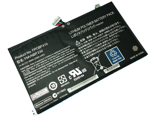 Erstatte Bærbar Batteri fujitsu  til Lifebook UH554 