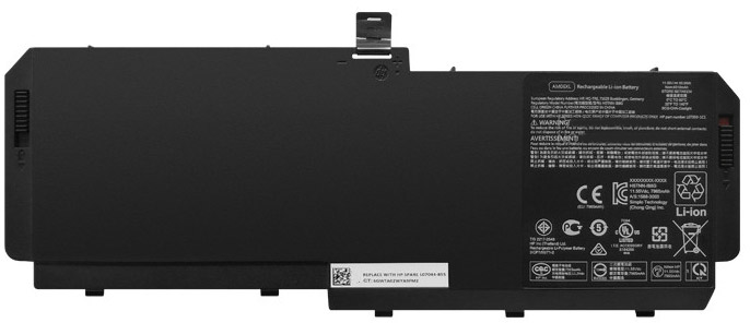 Erstatte Bærbar Batteri HP   til ZBook-17-G5-Series 