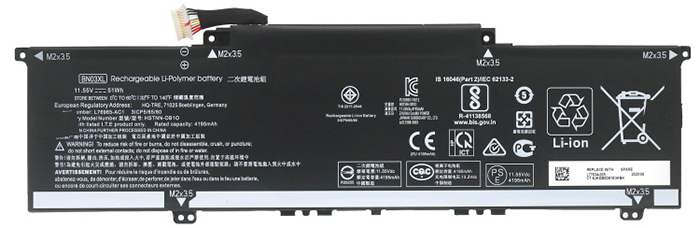 Erstatte Bærbar Batteri Hp  til ENVY-x360-15T-ED000 