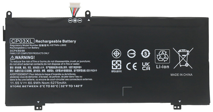 Erstatte Bærbar Batteri HP   til Spectre-X360-13-AE010CA 