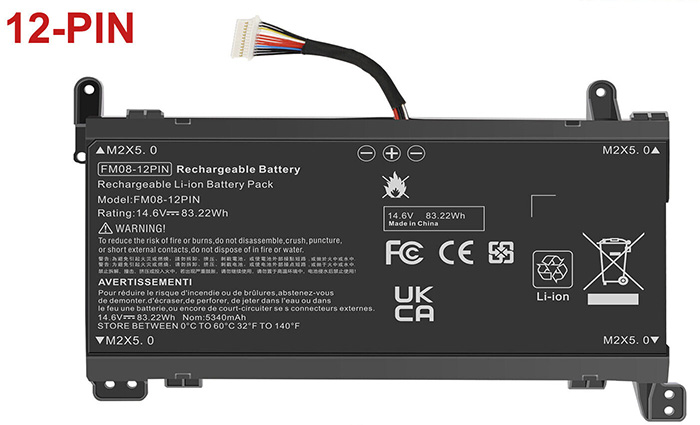 Erstatte Bærbar Batteri HP   til OMEN-17-AN010CA 