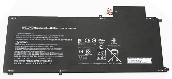 Erstatte Bærbar Batteri HP   til Spectre-x2-12-a003tu 