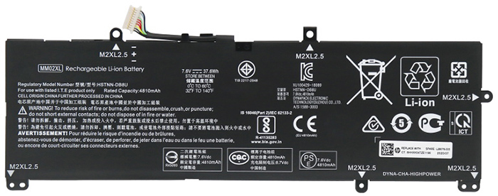 Erstatte Bærbar Batteri HP   til L28076-005 