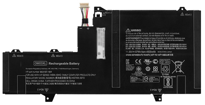 Erstatte Bærbar Batteri Hp  til EliteBook-x360-1030-G2-Series 