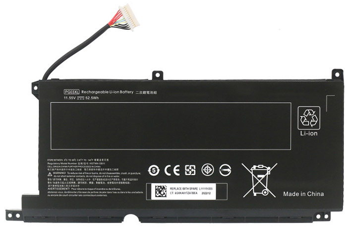 Erstatte Bærbar Batteri Hp  til L48495-005 