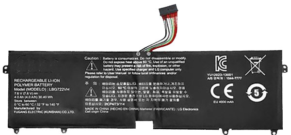 Erstatte Bærbar Batteri lg  til Gram-13Z940-GH3PK 