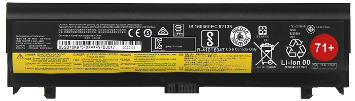 Erstatte Bærbar Batteri LENOVO  til SB10H45074 