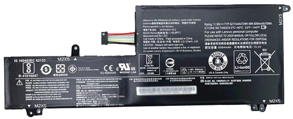 Erstatte Bærbar Batteri Lenovo  til Yoga-720-15IKB80X700BQGE 