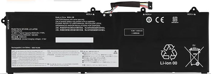Erstatte Bærbar Batteri lenovo  til ThinkBook-16-G4 ARA 