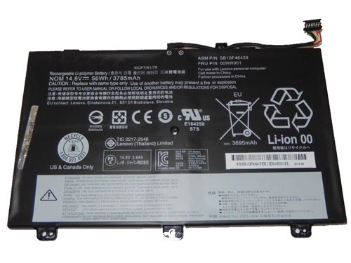Erstatte Bærbar Batteri Lenovo  til 00HW000 