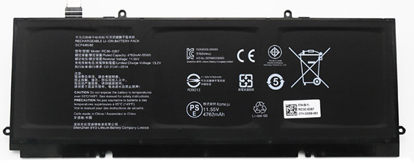 Erstatte Bærbar Batteri RAZER  til RC30-0357 