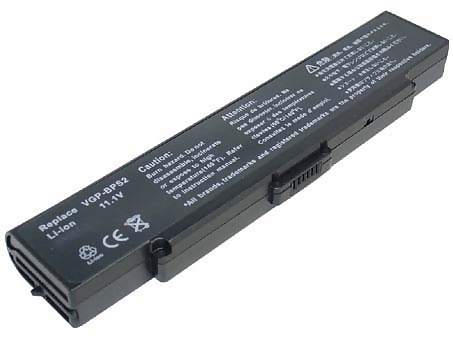 Erstatte Bærbar Batteri SONY  til VAIO VGN-SZ72B/B 