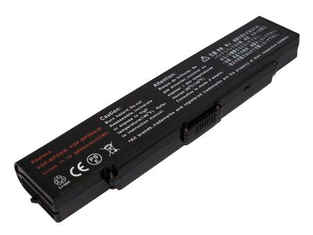 Erstatte Bærbar Batteri sony  til VAIO VGN-SZ75B/B 