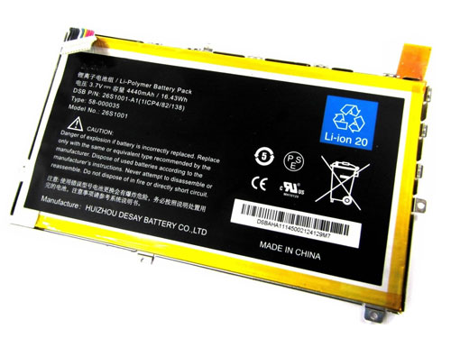 Erstatte Bærbar Batteri AMAZON  til 26S1001-A1 